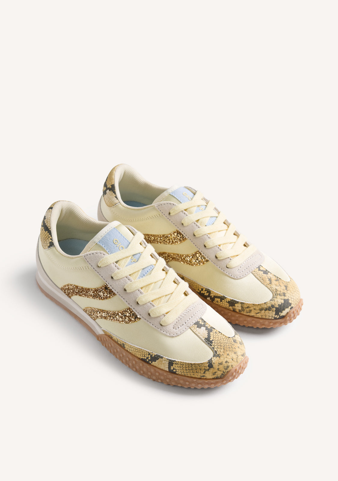 ANIMAL PRINT LEATHER SNEAKERS SHAMUD