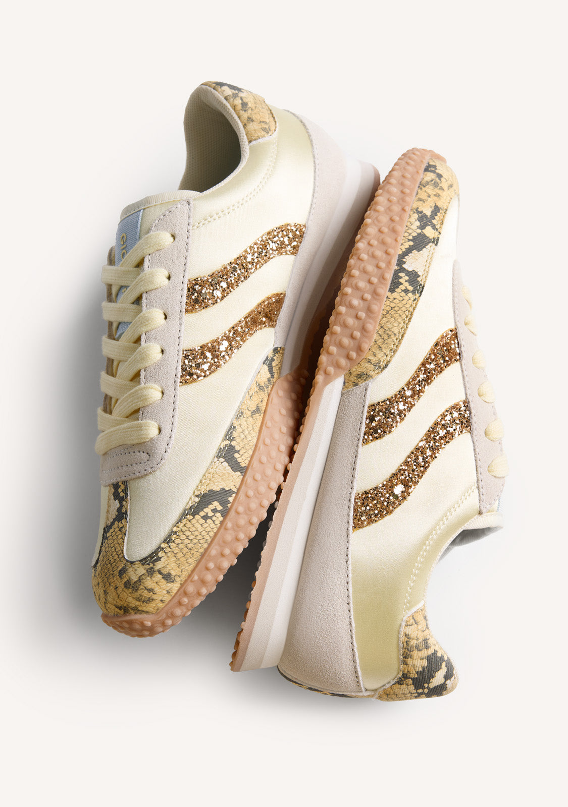 ANIMAL PRINT LEATHER SNEAKERS SHAMUD