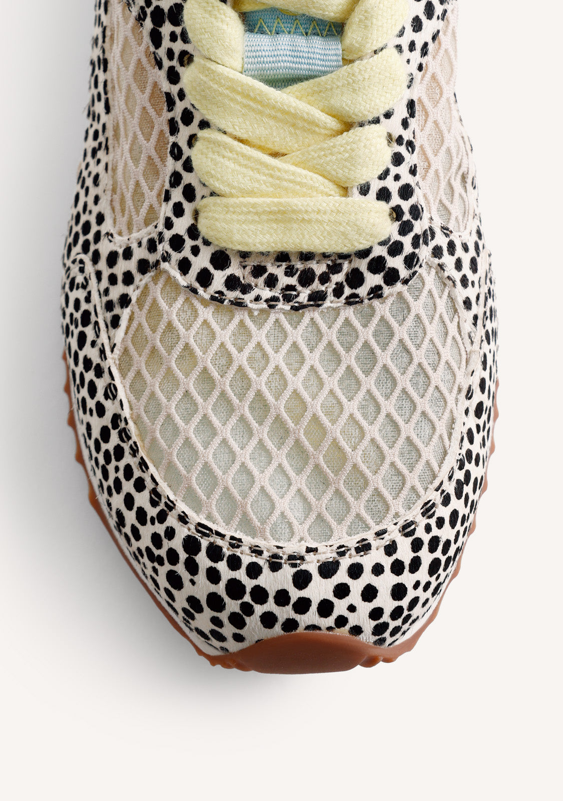 ANIMAL PRINT LEATHER AND MESH SNEAKERS SEEKONK