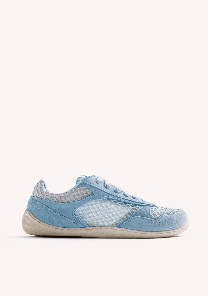 GIOSEPPO BAREFOOT - LEATHER AND MESH SNEAKERS ILESHA