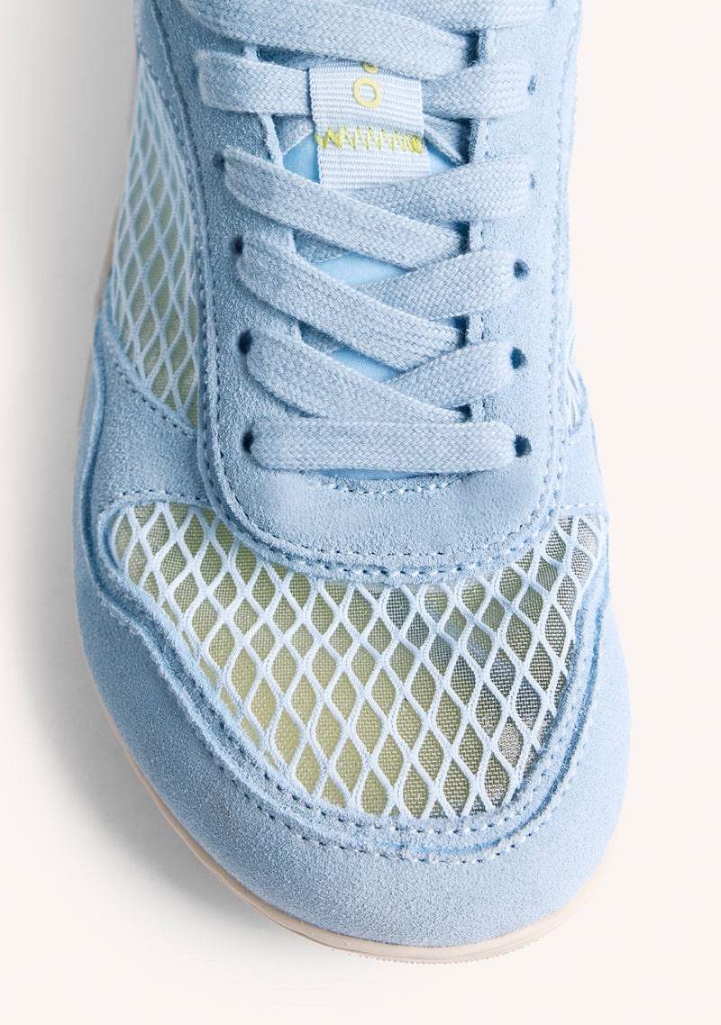 GIOSEPPO BAREFOOT - LEATHER AND MESH SNEAKERS ILESHA