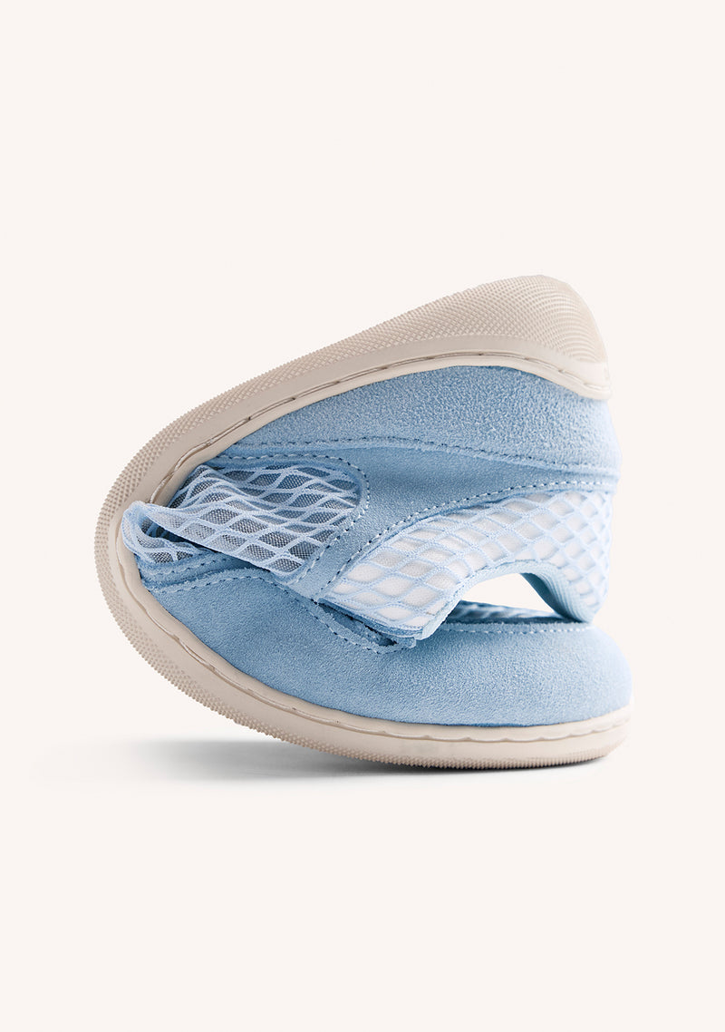 GIOSEPPO BAREFOOT - LEATHER AND MESH SNEAKERS ILESHA