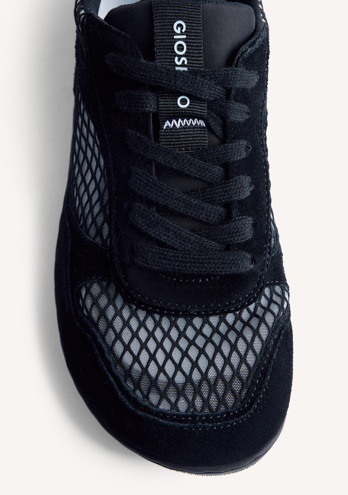 GIOSEPPO BAREFOOT - LEATHER AND MESH SNEAKERS ILESHA