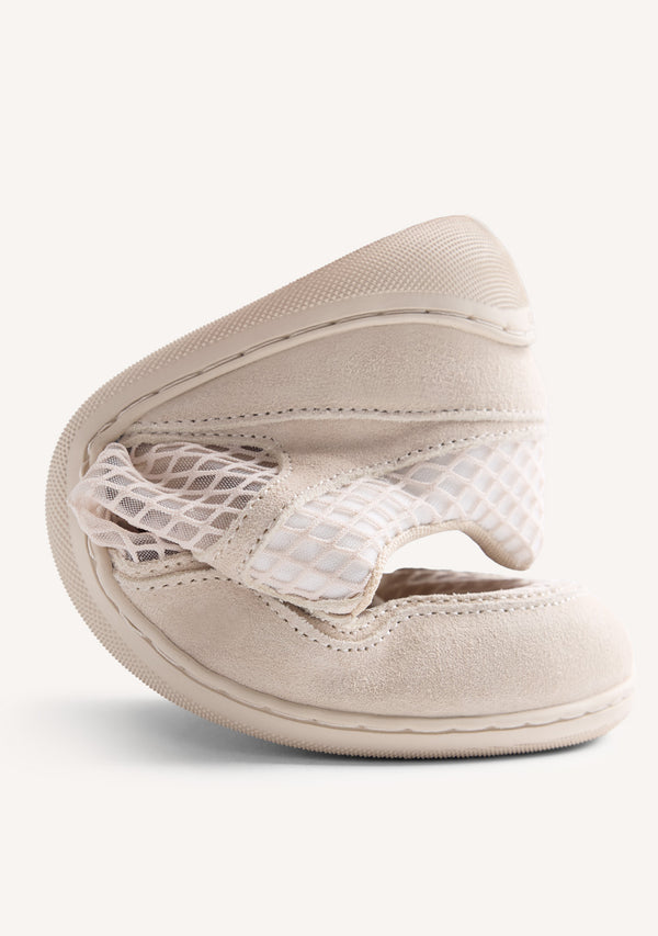 GIOSEPPO BAREFOOT - LEATHER AND MESH SNEAKERS ILESHA
