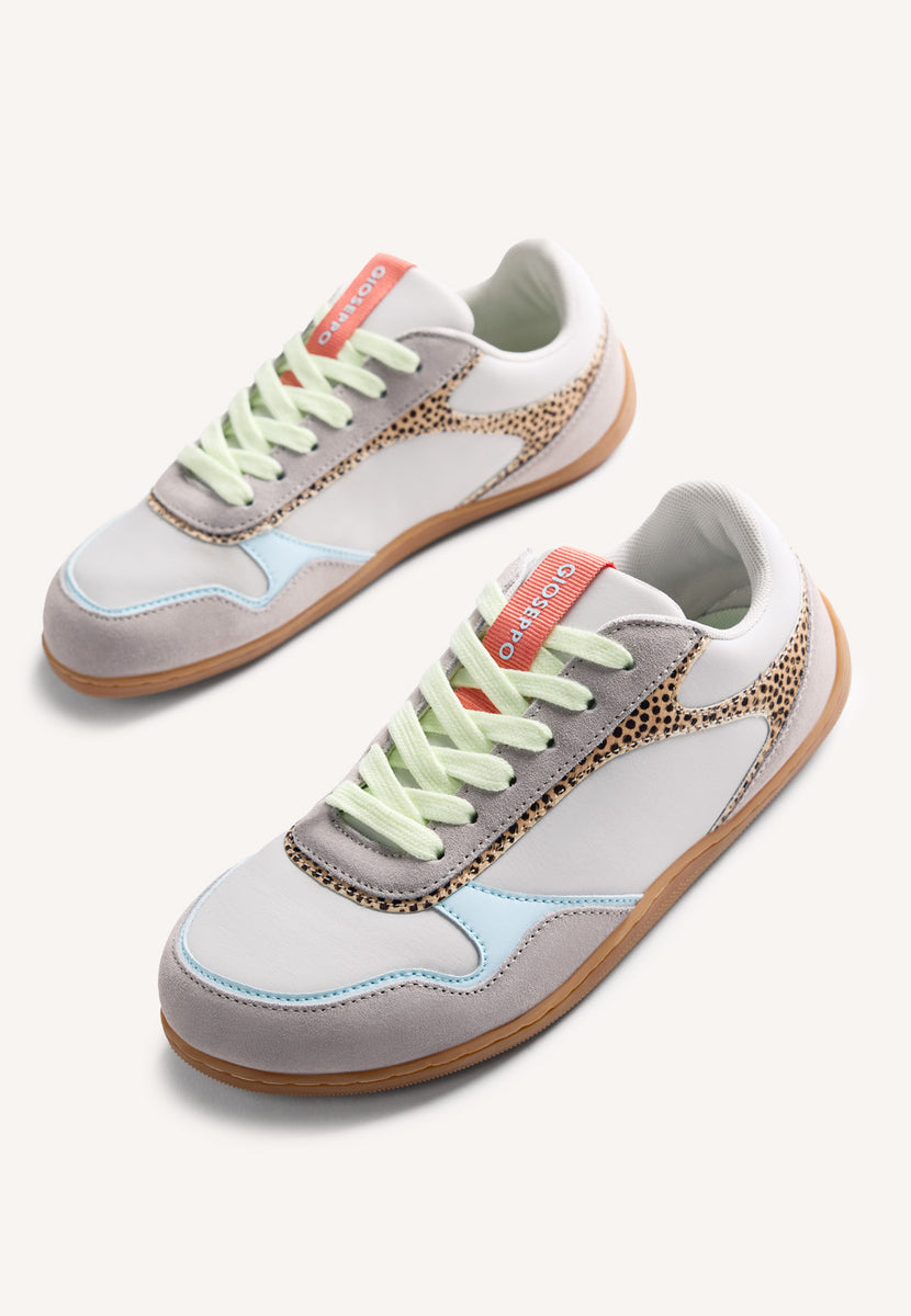 GIOSEPPO BAREFOOT - ZAPATILLAS PIEL ESTAMPADO ANIMAL LUANDA