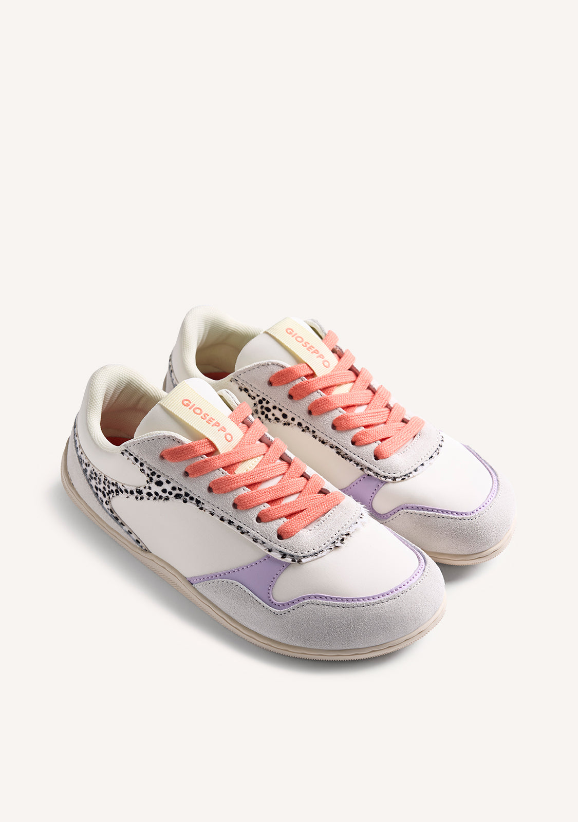 GIOSEPPO BAREFOOT - TÉNIS COURO ESTAMPADO ANIMAL LUANDA