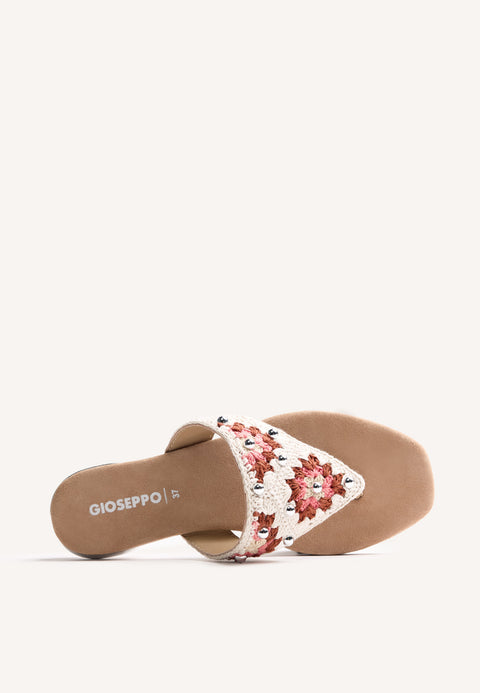 STUDS AND CROCHET SANDALS ISIOLO