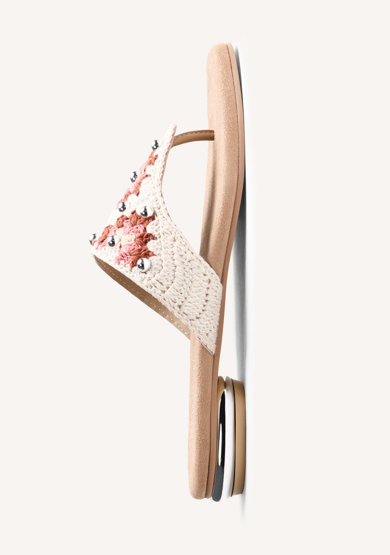 STUDS AND CROCHET SANDALS ISIOLO