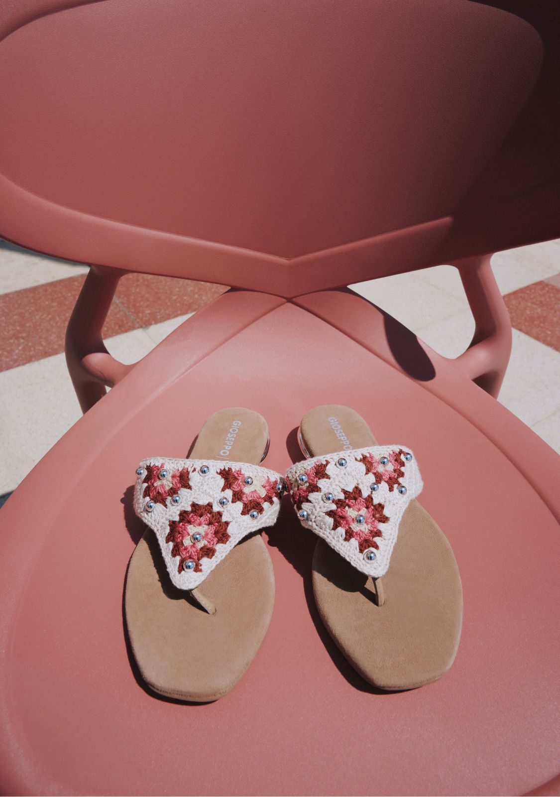 STUDS AND CROCHET SANDALS ISIOLO