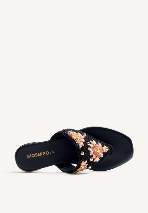 STUDS AND CROCHET SANDALS ISIOLO