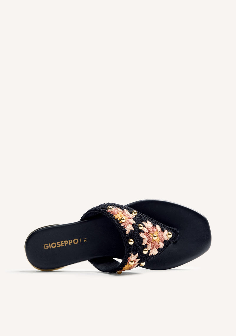 STUDS AND CROCHET SANDALS ISIOLO