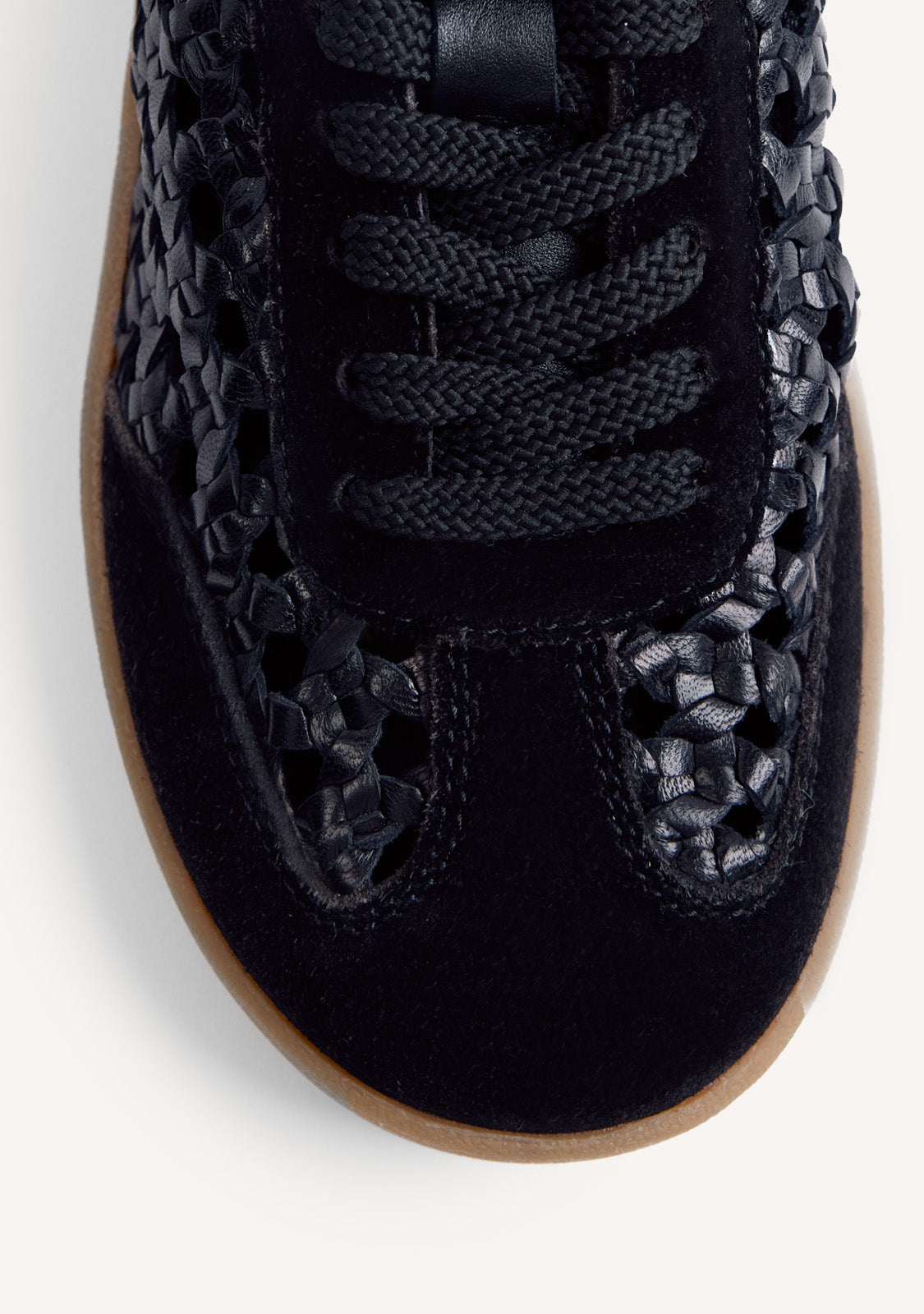 BRAIDED LEATHER SNEAKERS IJEBU