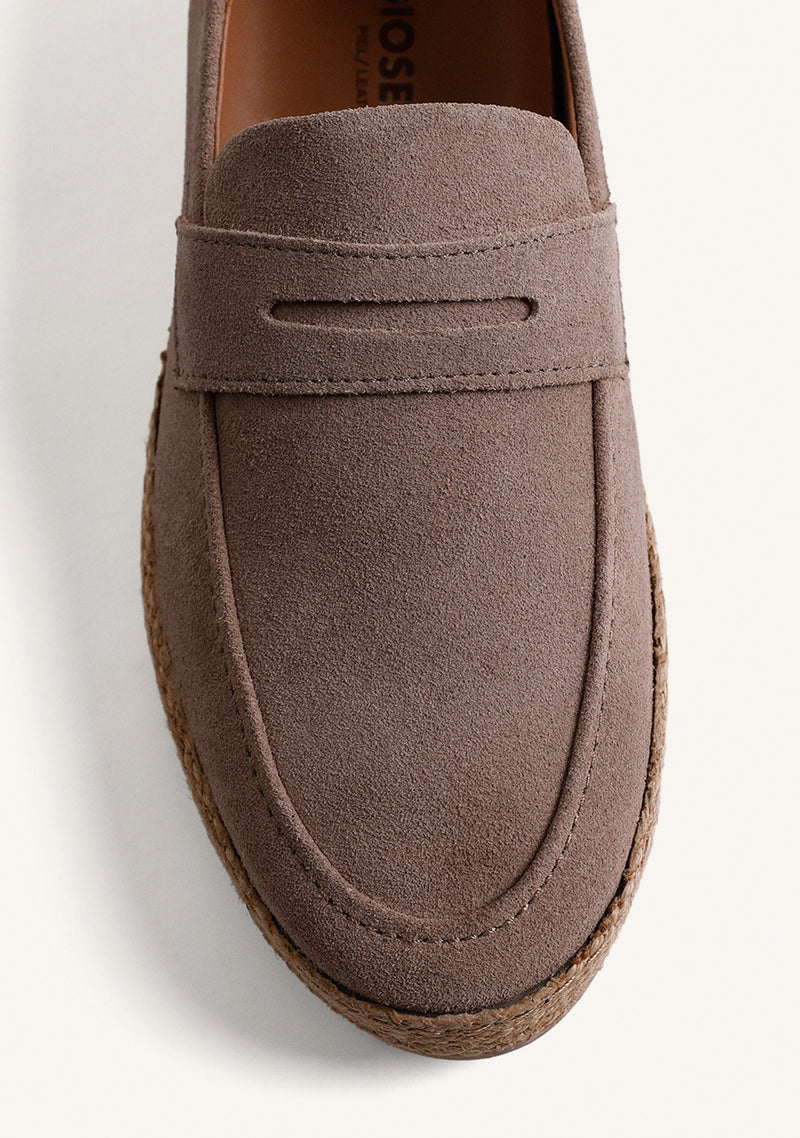 SUEDE LEATHER ESPADRILLES JUJA