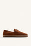 SUEDE LEATHER LOAFERS JUJA