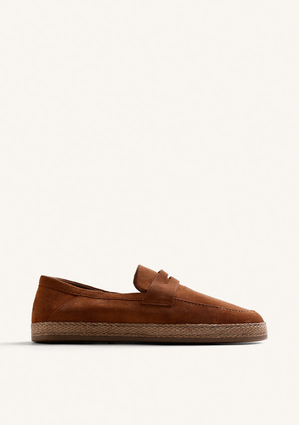 SUEDE LEATHER LOAFERS JUJA