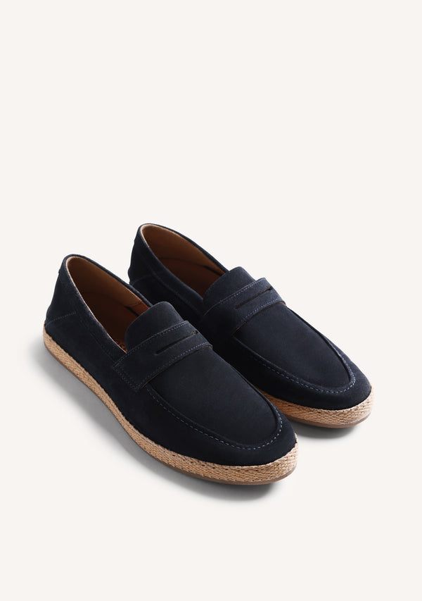 SUEDE LEATHER LOAFERS JUJA