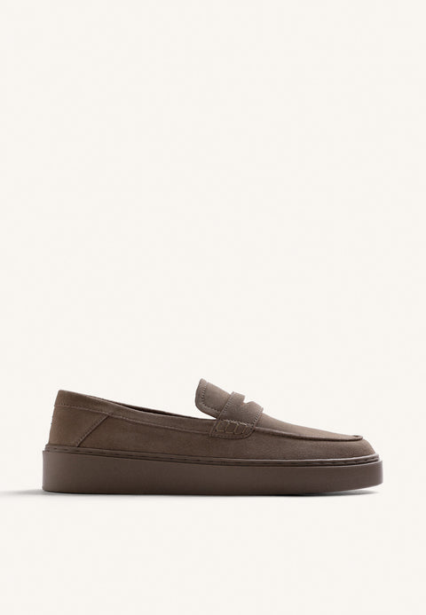 SUEDE LEATHER LOAFERS IMUS
