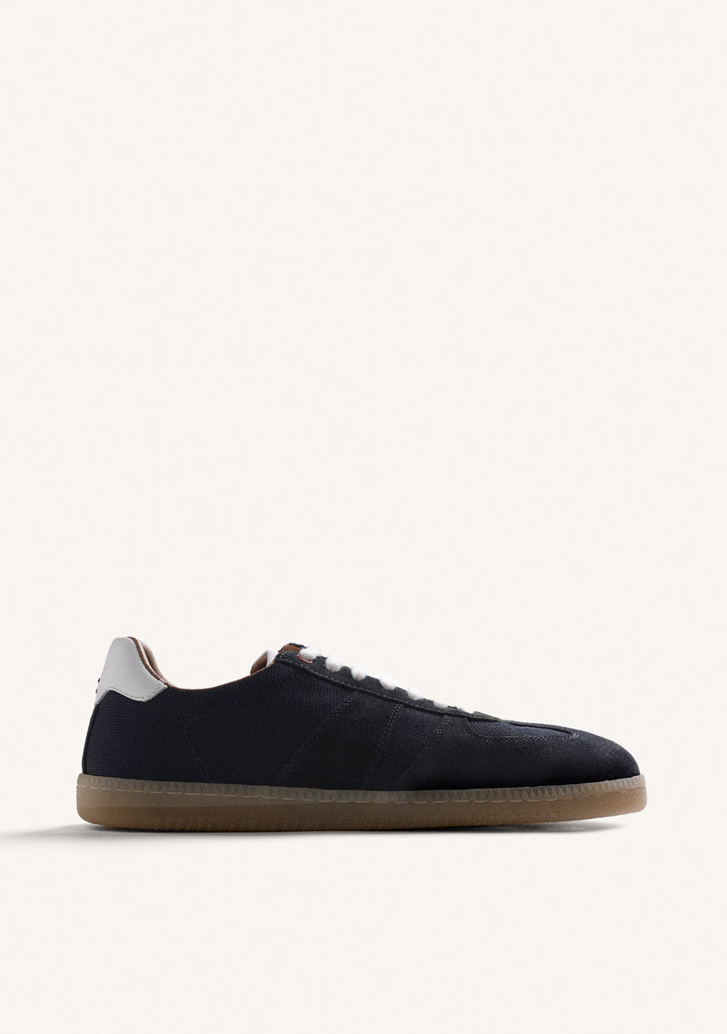 LEATHER AND MESH SNEAKERS RONGO