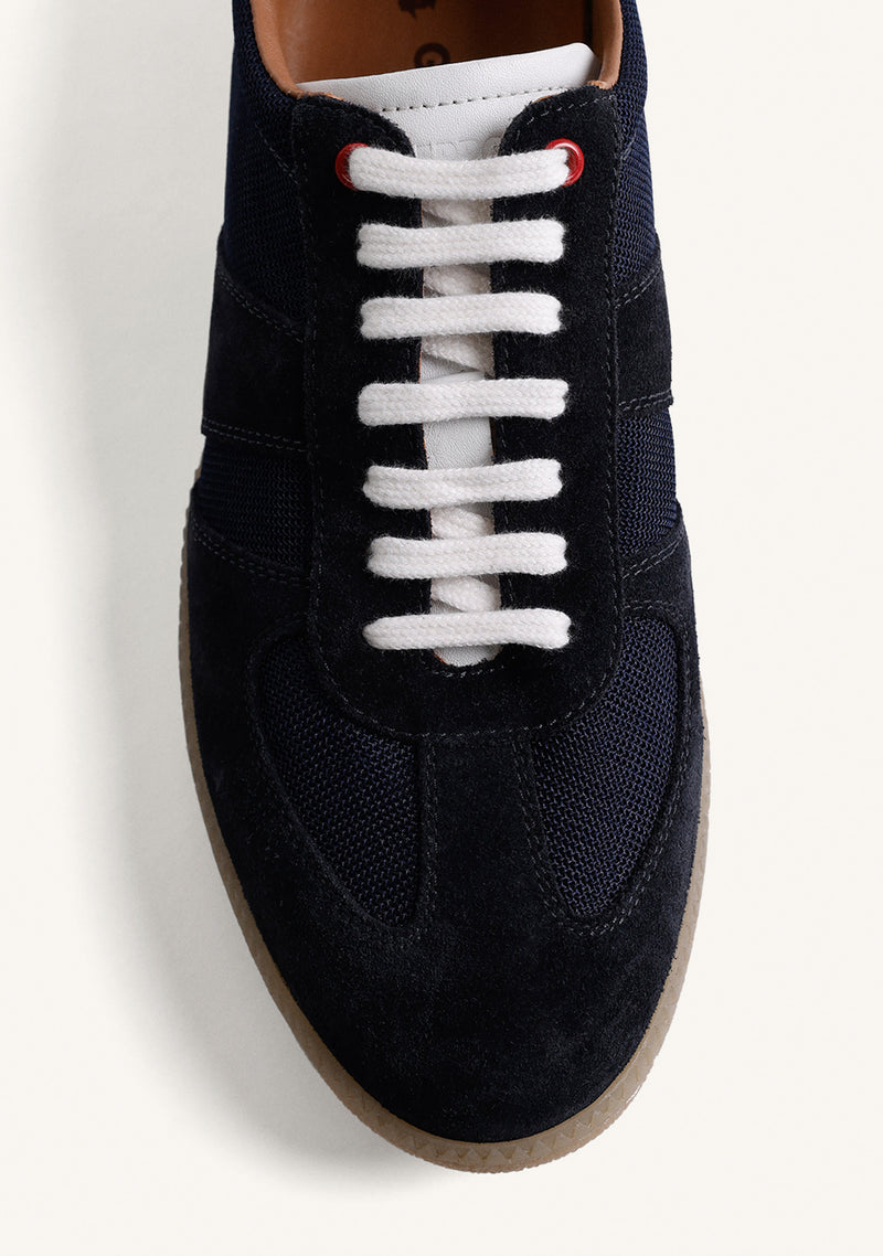 LEATHER AND MESH SNEAKERS RONGO