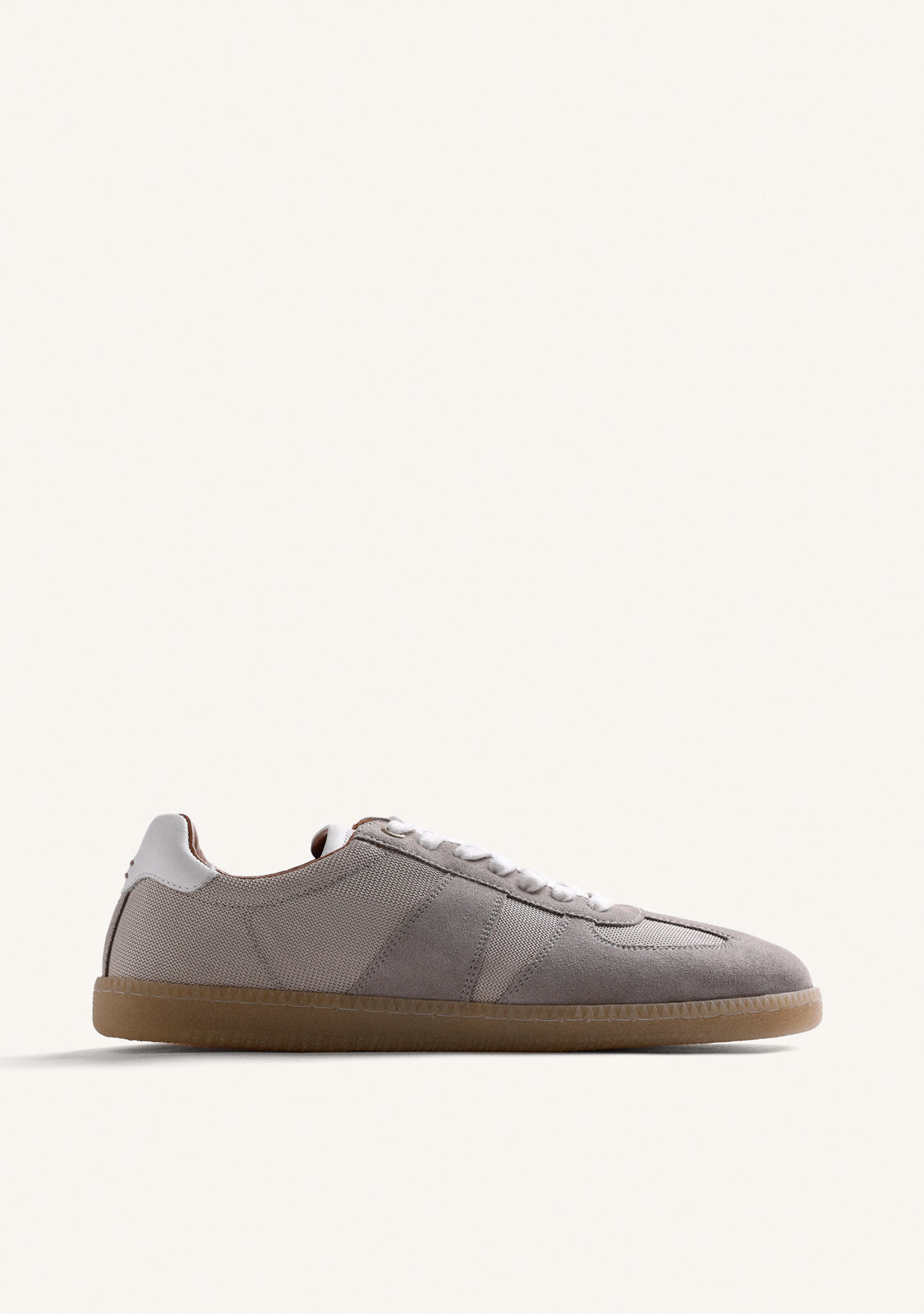 LEATHER AND MESH SNEAKERS RONGO