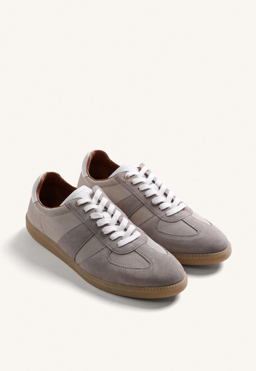 ZAPATILLAS PIEL Y MALLA RONGO