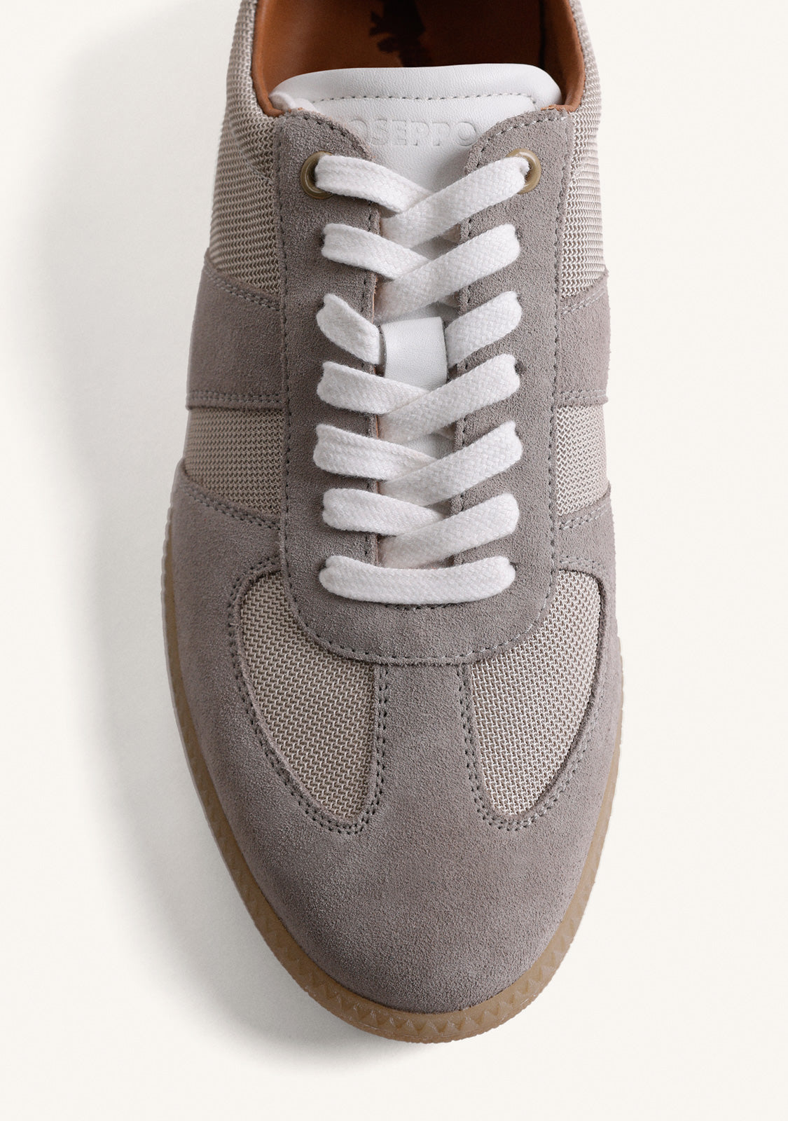 LEATHER AND MESH SNEAKERS RONGO