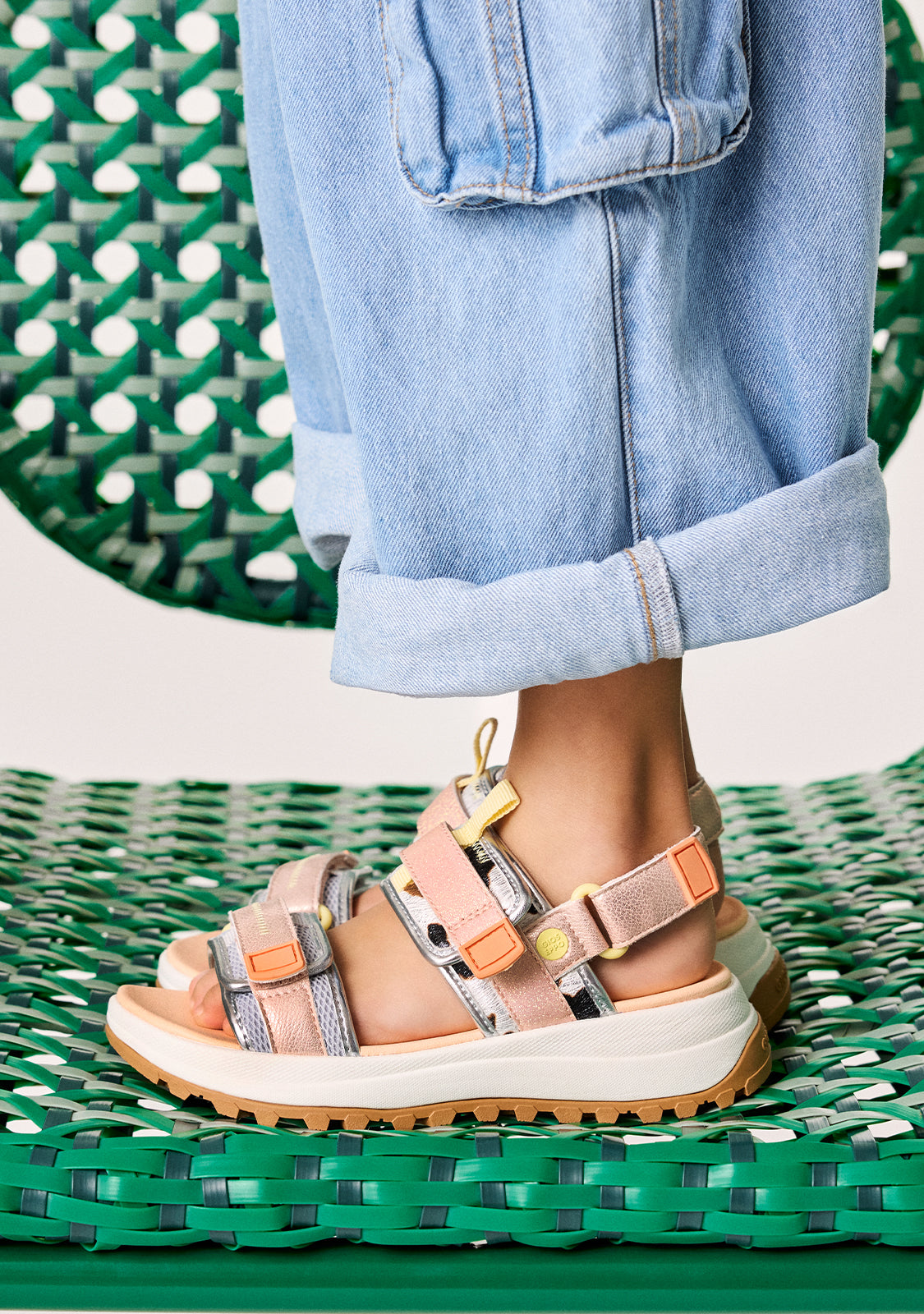 ANIMAL PRINT SPORTY SANDALS WIXOM