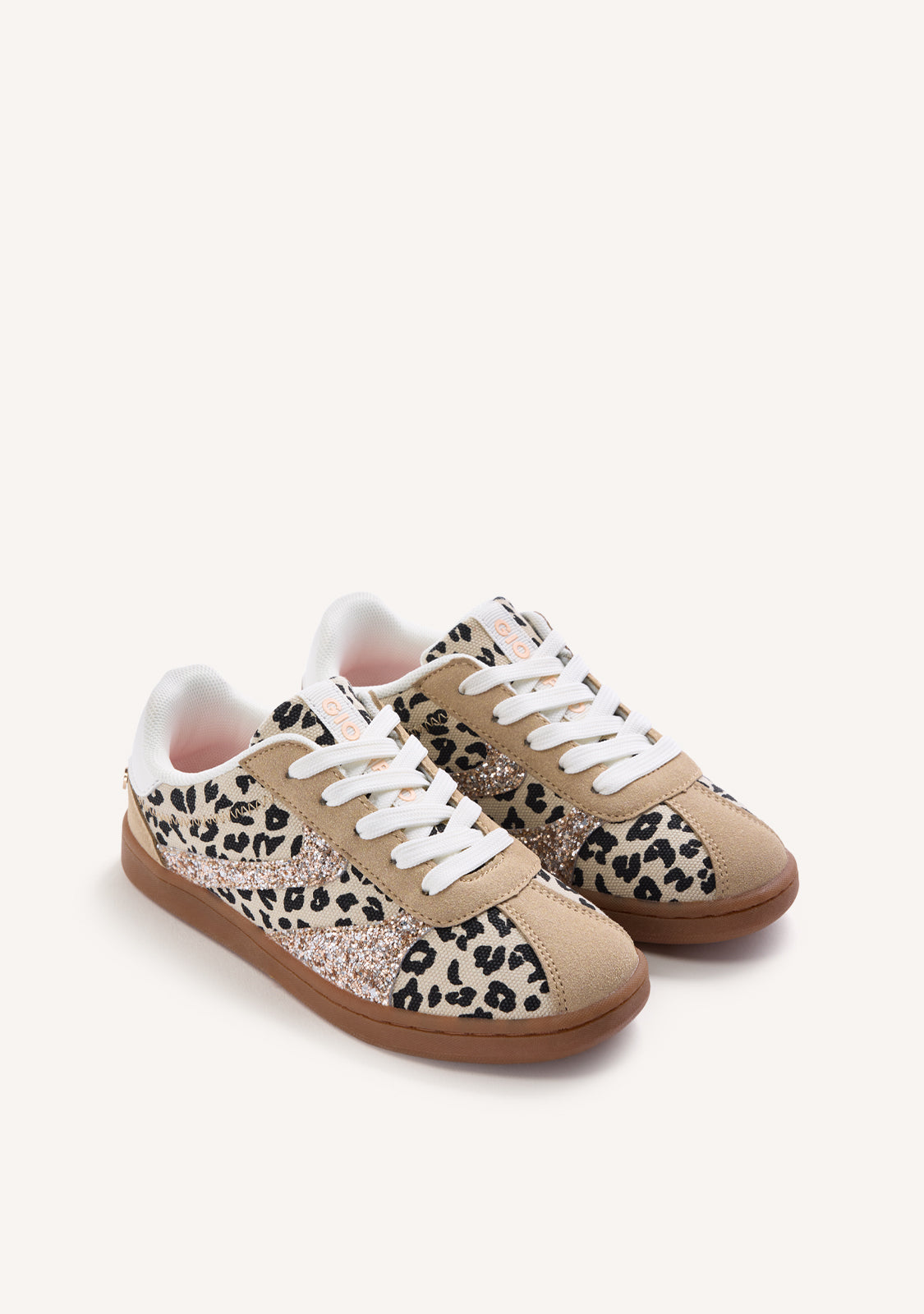 SAUKVILLE ANIMAL PRINT CANVAS SNEAKERS