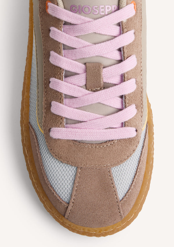 BASKETS CUIR ET RÉSILLE RUIRU