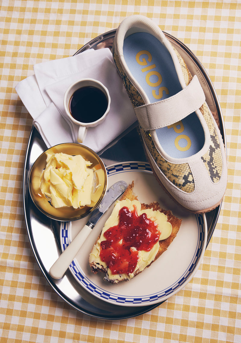 BALLERINES SPORTIVES CUIR IMPRIMÉ ANIMALIER PIROVAC