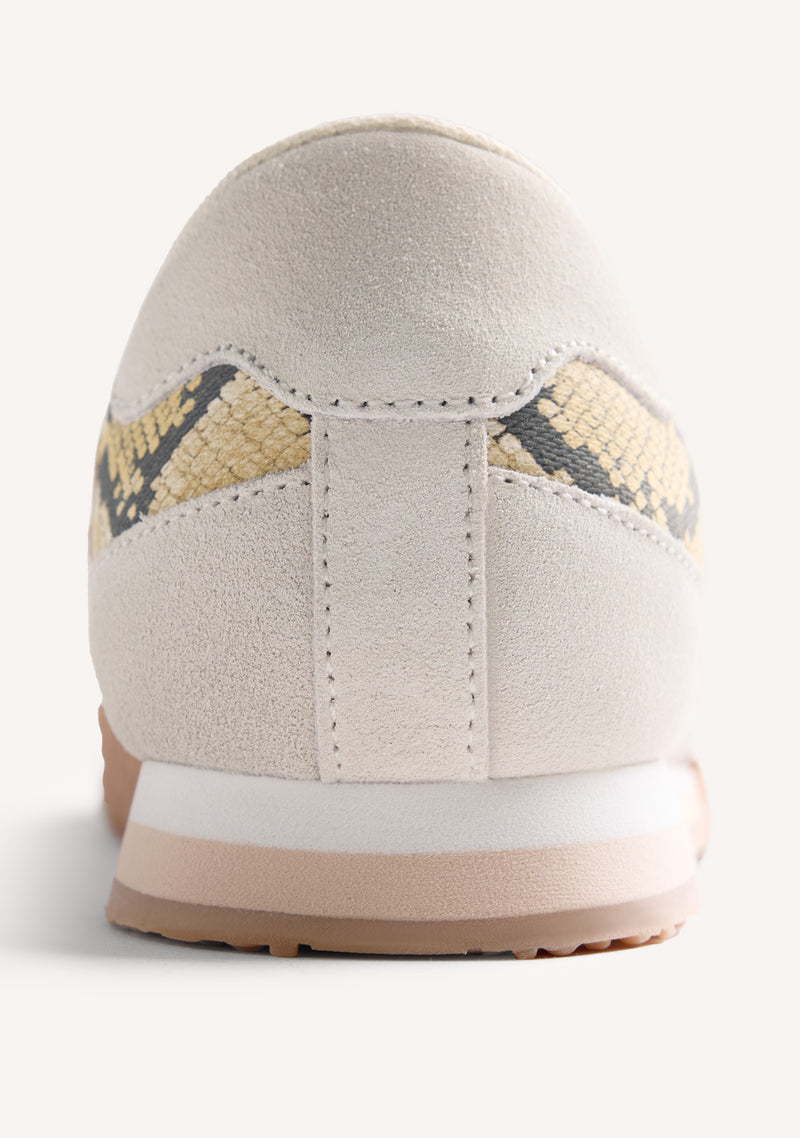 BALLERINES SPORTIVES CUIR IMPRIMÉ ANIMALIER PIROVAC