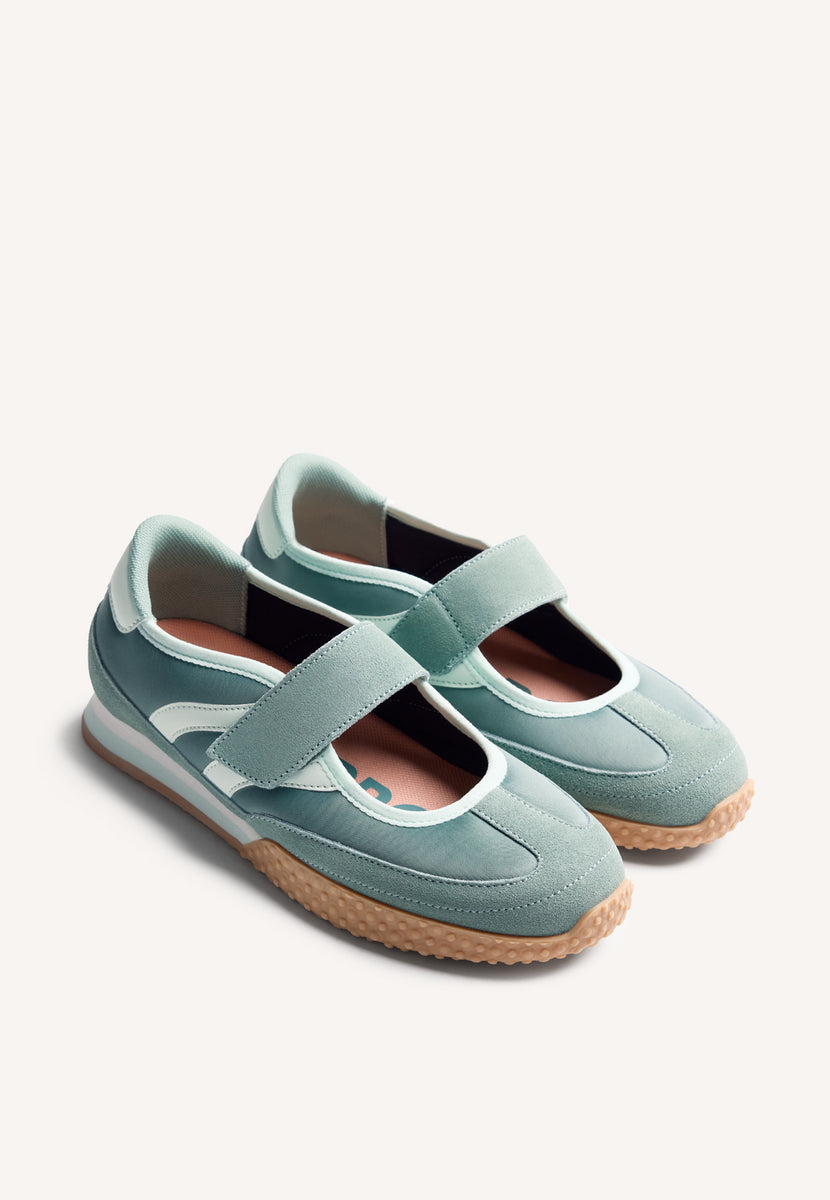 BAILARINAS DEPORTIVAS PIEL Y SATÉN CHADRON