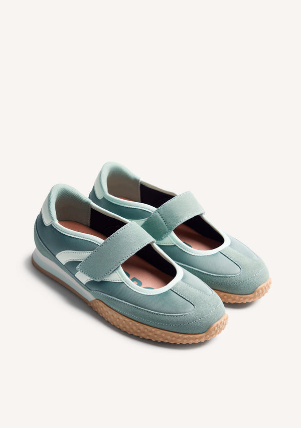 BALLERINE SPORTIVE PELLE E RASO CHADRON