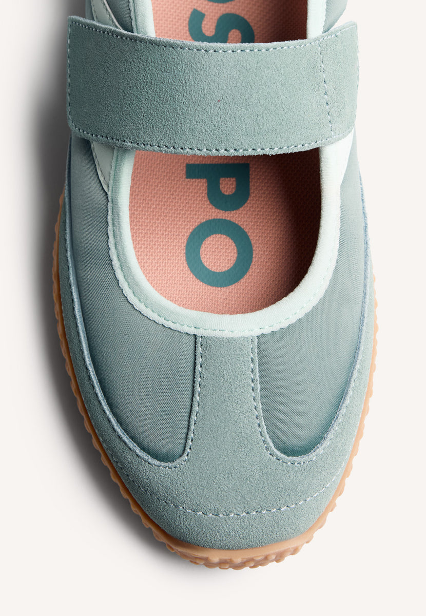 BAILARINAS DEPORTIVAS PIEL Y SATÉN CHADRON