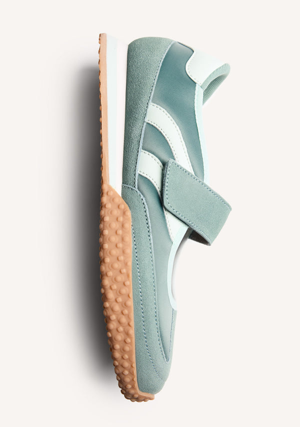 BALLERINE SPORTIVE PELLE E RASO CHADRON