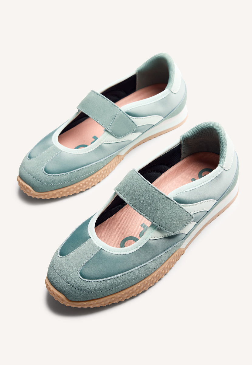 BAILARINAS DEPORTIVAS PIEL Y SATÉN CHADRON