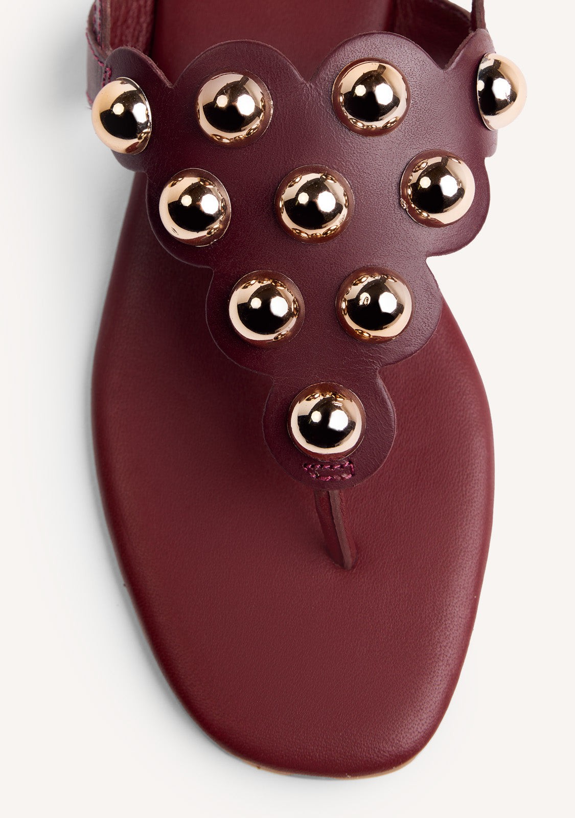 STUDDED LEATHER SANDALS KADUNA