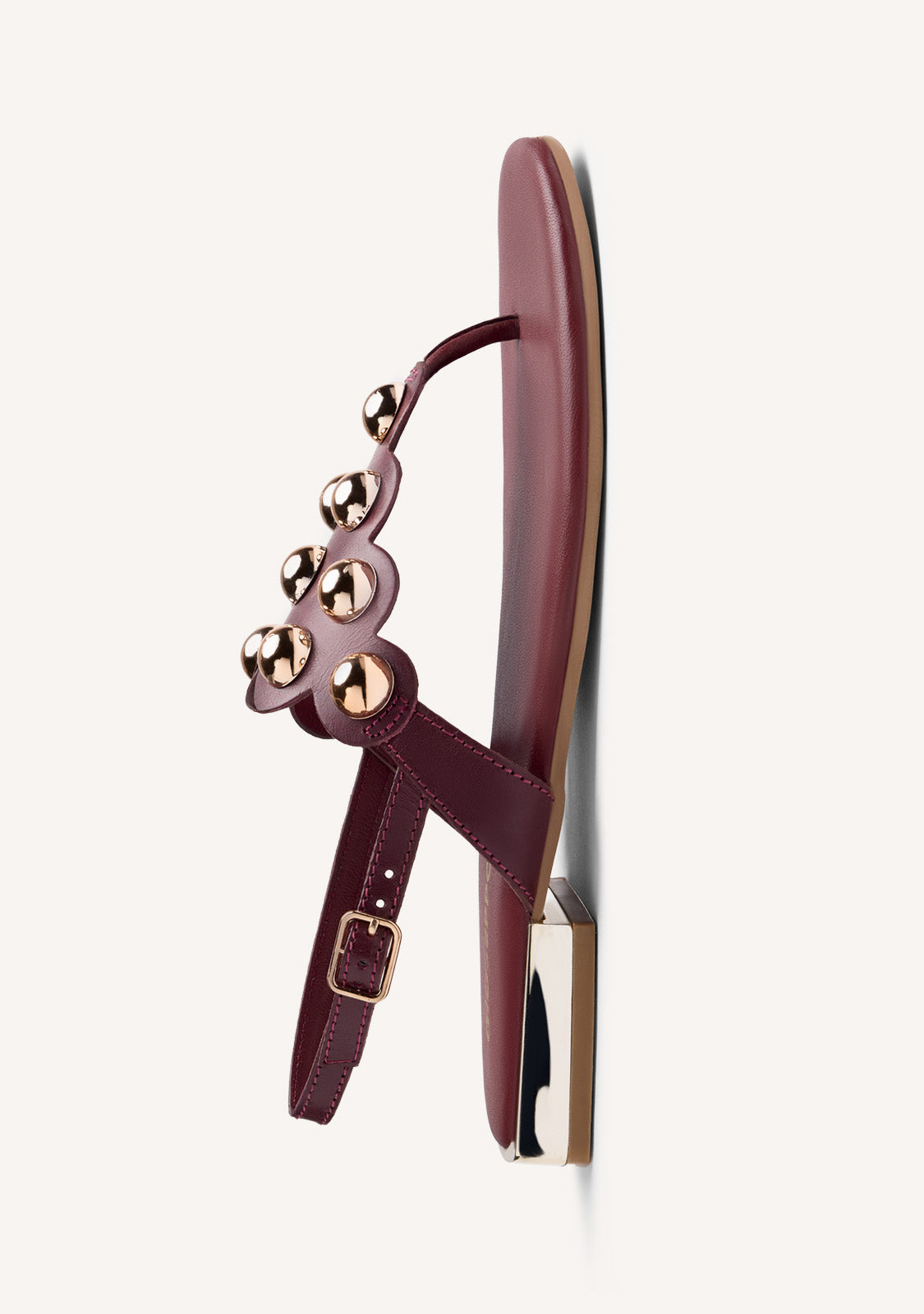 STUDDED LEATHER SANDALS KADUNA