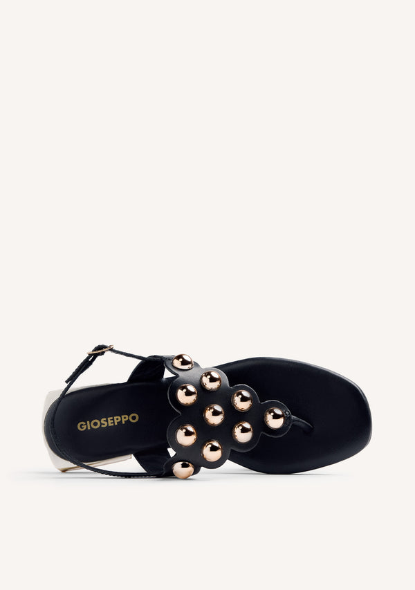 SANDALIAS PIEL TACHAS KADUNA