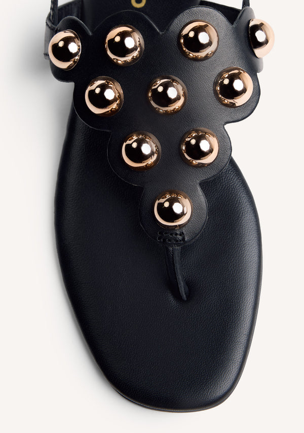 SANDALIAS PIEL TACHAS KADUNA