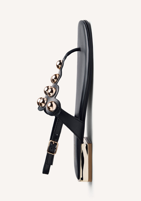 SANDALIAS PIEL TACHAS KADUNA