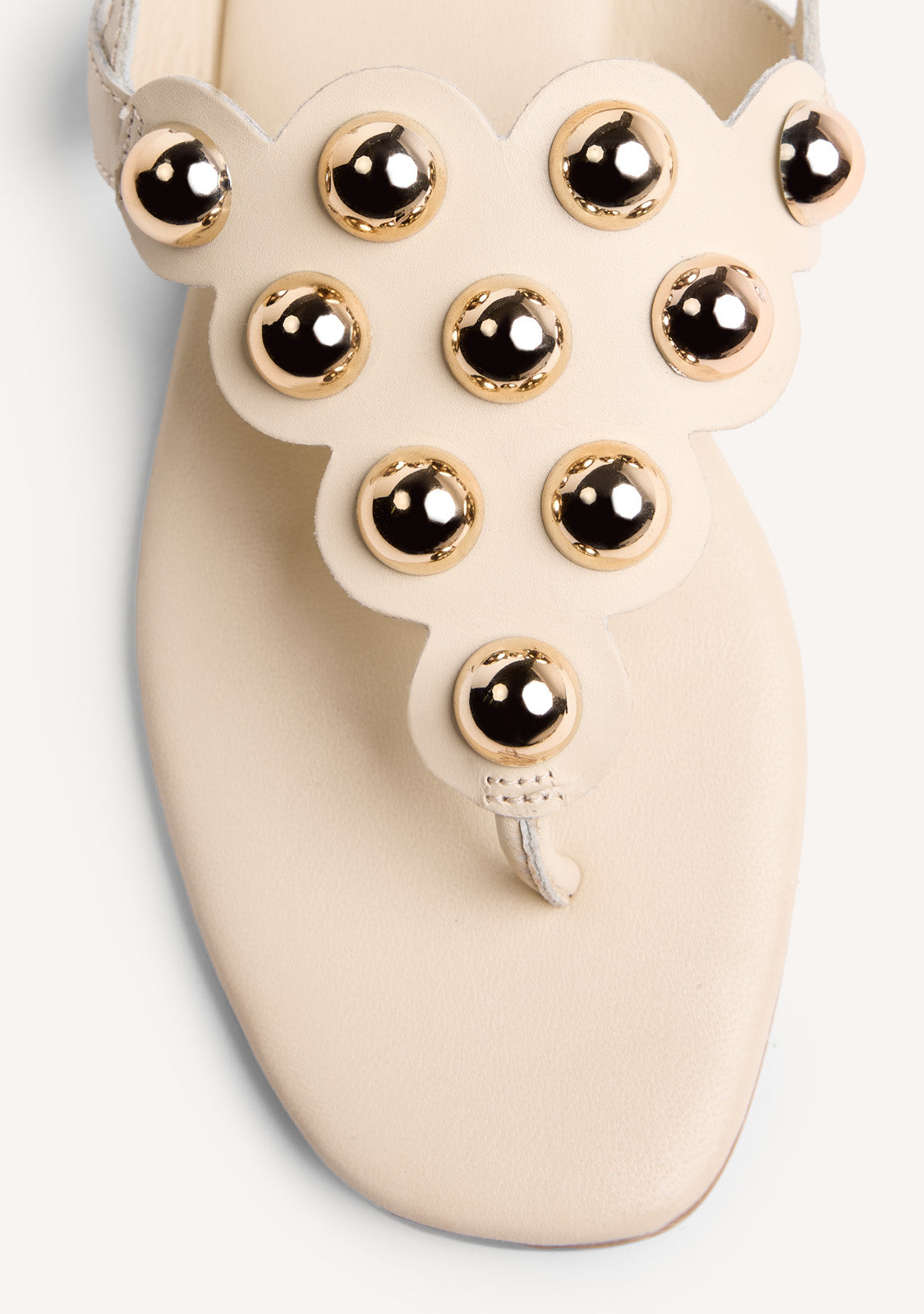 STUDDED LEATHER SANDALS KADUNA