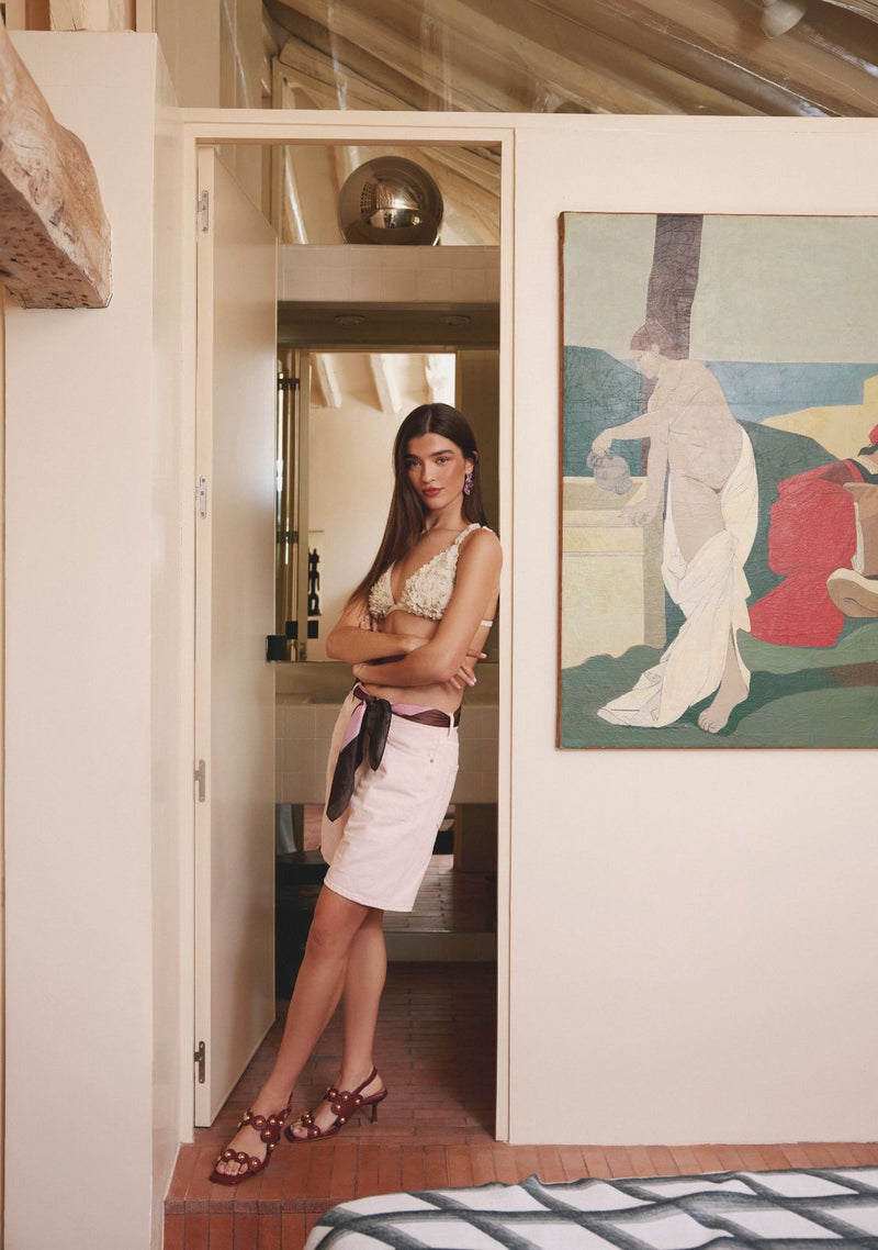 SANDALI TACCO PELLE BORCHIE KAKUMA