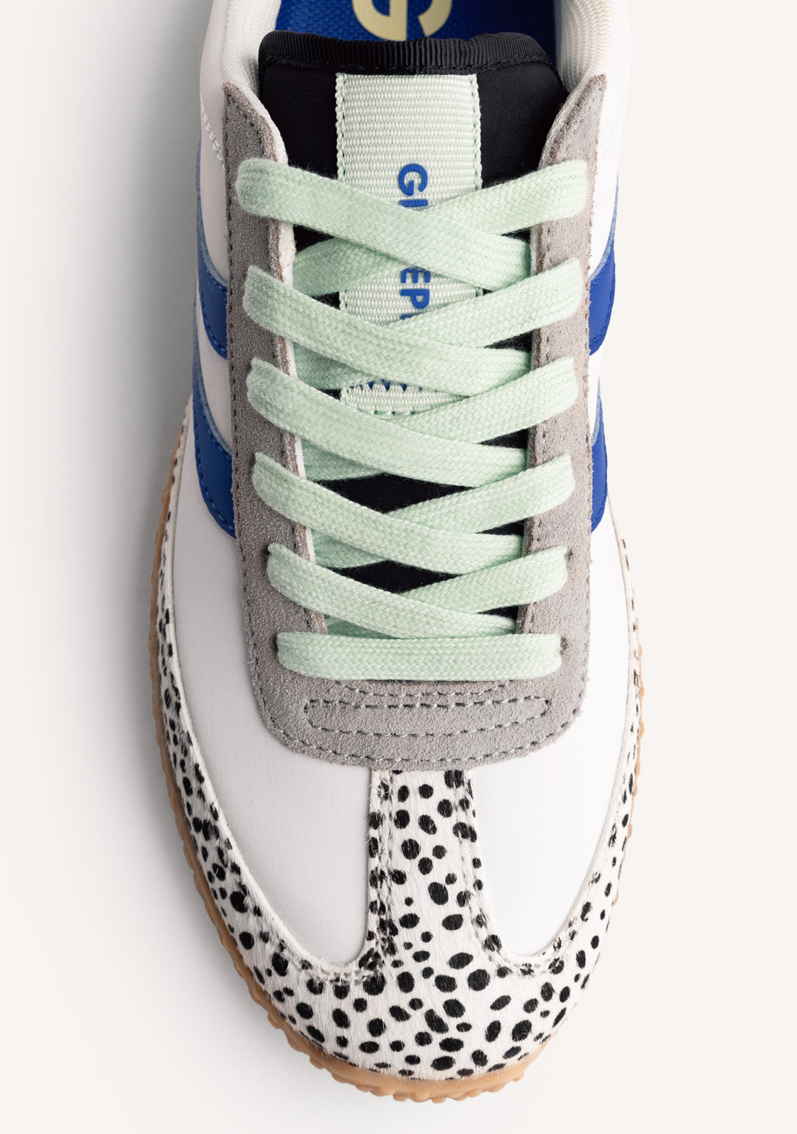 ANIMAL PRINT LEATHER SNEAKERS BISLIG