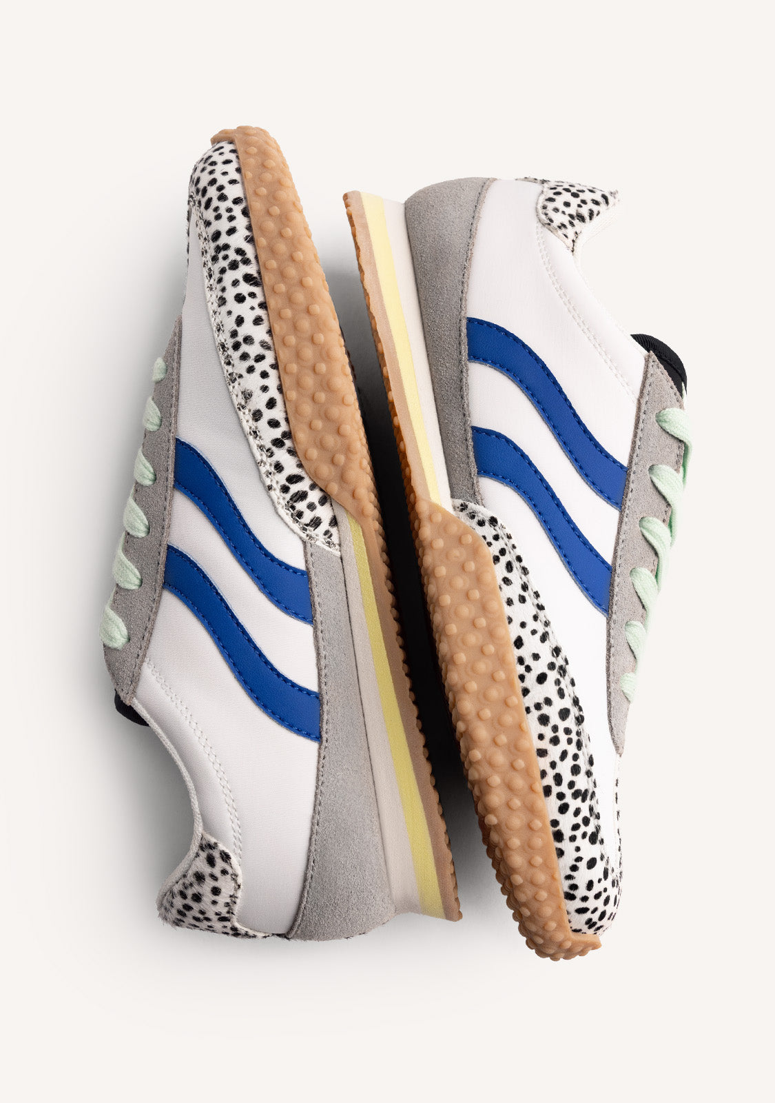 ANIMAL PRINT LEATHER SNEAKERS BISLIG