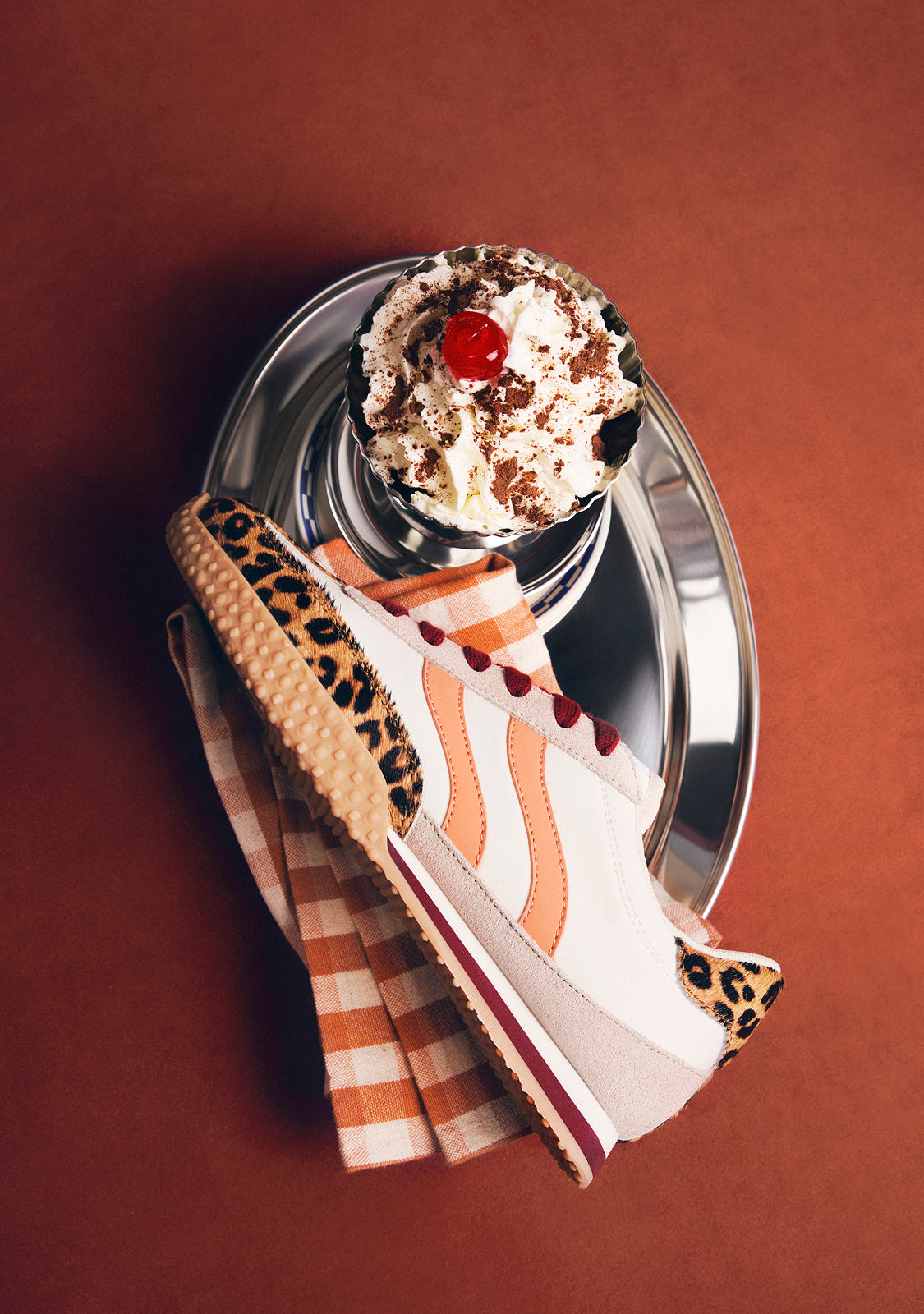 ANIMAL PRINT LEATHER SNEAKERS BISLIG