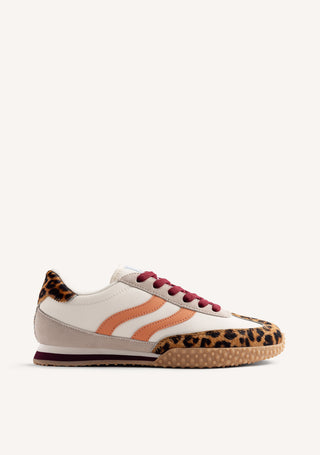 ANIMAL PRINT LEATHER SNEAKERS BISLIG