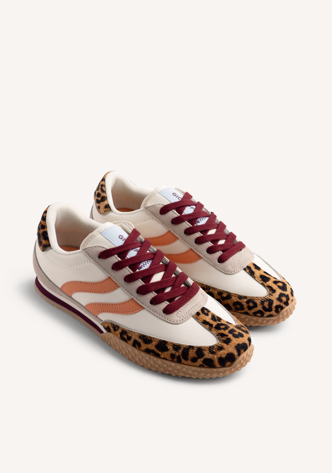 ANIMAL PRINT LEATHER SNEAKERS BISLIG