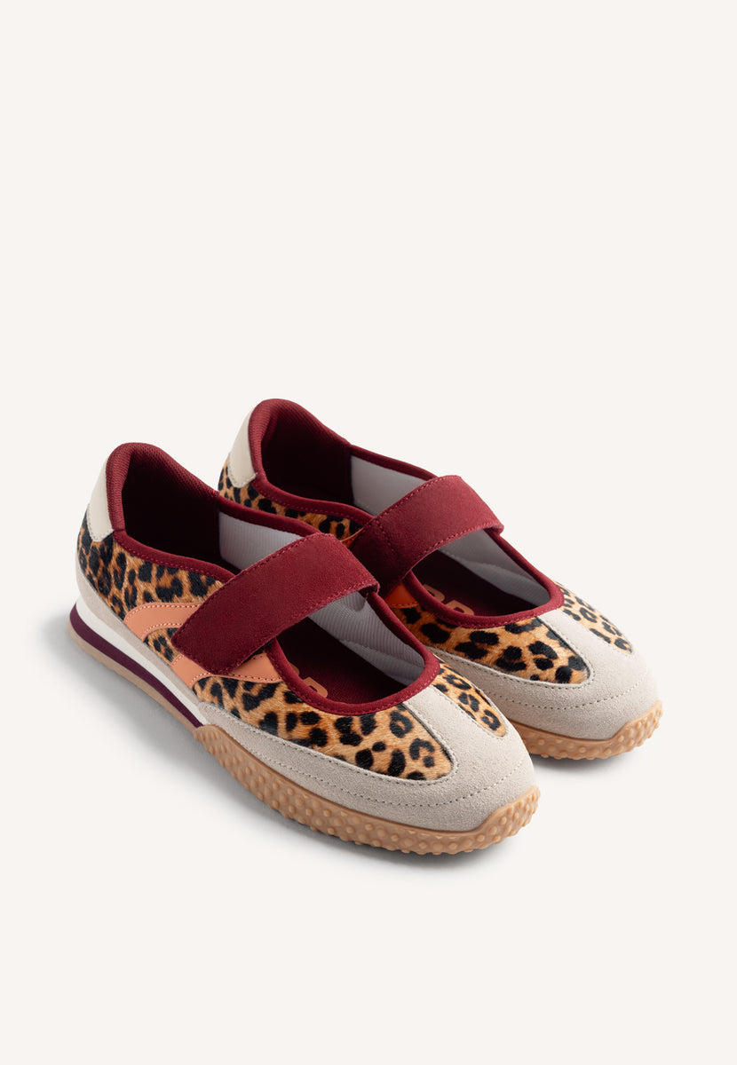 BAILARINAS DEPORTIVAS PIEL ESTAMPADO ANIMAL HOMA