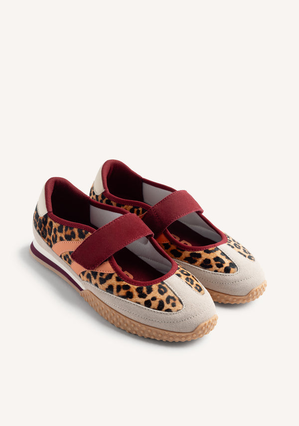 BAILARINAS DEPORTIVAS PIEL ESTAMPADO ANIMAL HOMA